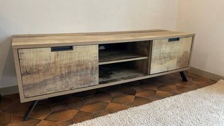 Mesa Comedor Madera y Metal