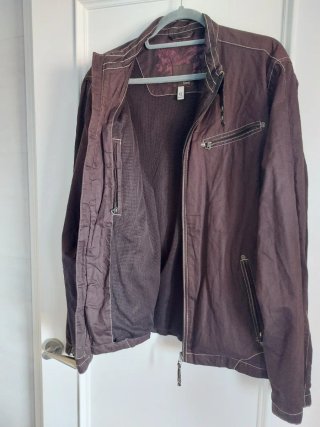 Cazadora fina Sfera marrón Talla XL
