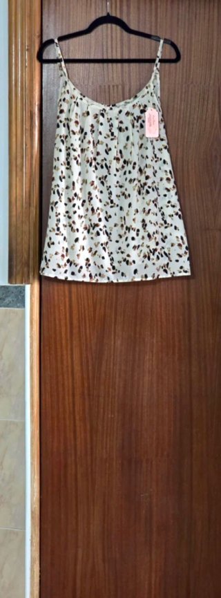 Top estampado de tirantes regulables