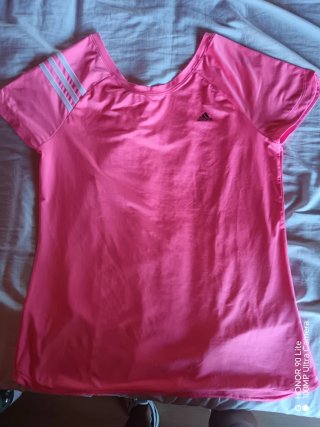 Camiseta Adidas Fucsia Climacool Talla M