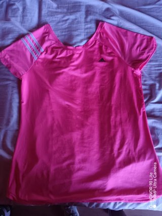 Camiseta Adidas Fucsia Climacool Talla M