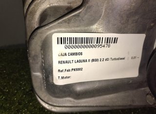 95478 caja cambios pk6002 renault laguna (bg0) 2.2
