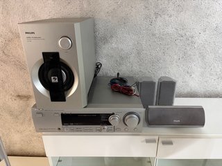 Mueble Comedor Blanco + Home Cinema Phillips 5.1