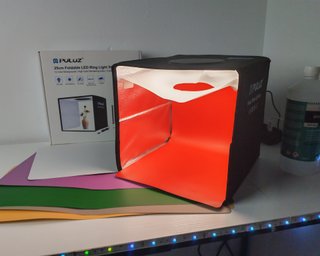 caja de luz para fotografía de producto