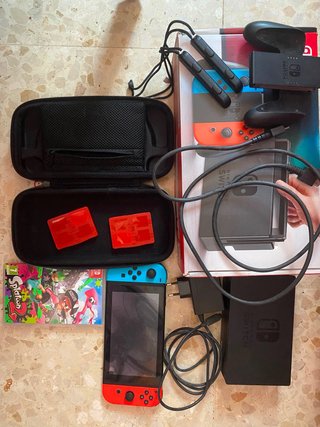 Nintendo Switch + Splatoon 2 + Accesorios