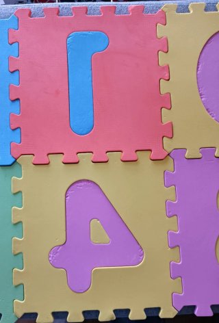 Alfombra Infantil Foam Números Multicolor