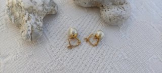 Pendientes Majorica Perla Dorados