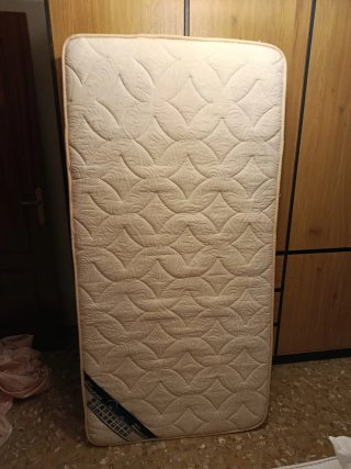 Cama completa madera y tela