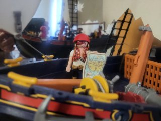 Barco Pirata Playmobil Original