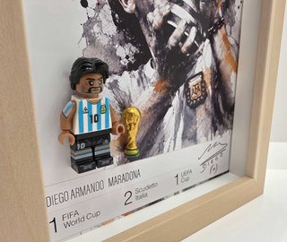 Cuadro minifigura Maradona
