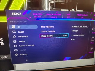 MSI MAG 272URDF E16 4K/FHD 160/320Hz 0,5ms fastIPS