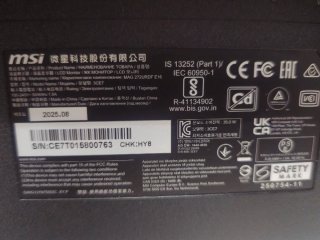 MSI MAG 272URDF E16 4K/FHD 160/320Hz 0,5ms fastIPS