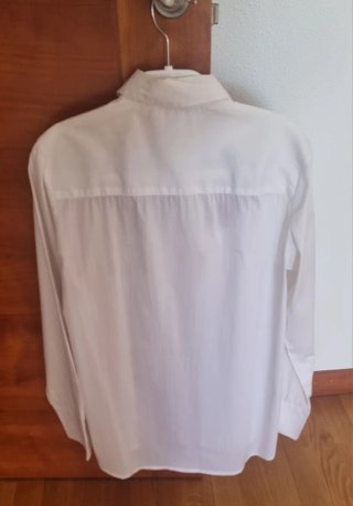 Camisa Blanca Bordada Amichi Talla S