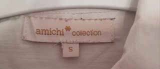 Camisa Blanca Bordada Amichi Talla S