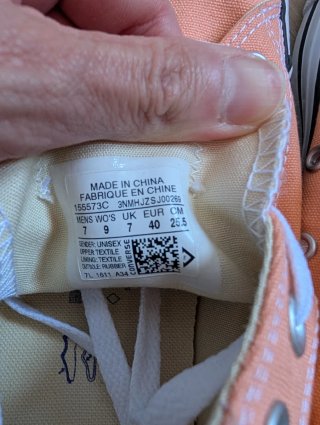 Converse All Star T 40 Naranja
