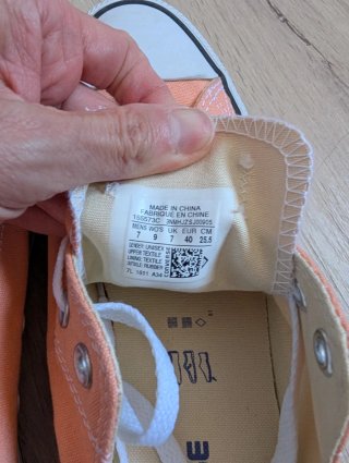 Converse All Star T 40 Naranja