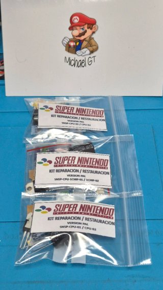 Kits Modificación y Reparación Super Nintendo