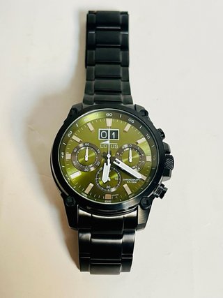 Reloj LOTUS Chrono Esfera Verde 10141/1 nuevo