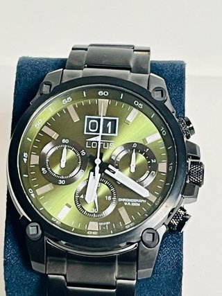 Reloj LOTUS Chrono Esfera Verde 10141/1 nuevo
