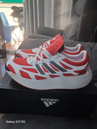 Zapatillas Adidas Adizero Rojas y Blancas
