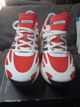 Zapatillas Adidas Adizero Rojas y Blancas