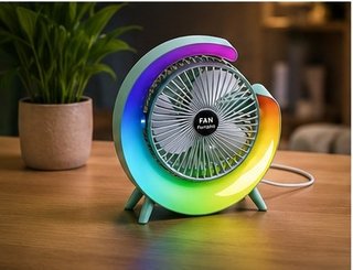 Ventilatore Portatile RGB USB - Mini