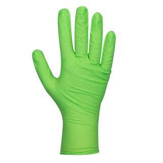 GUANTES VERDES  DE NITRILO T:XL 7,0MIL tex diamant