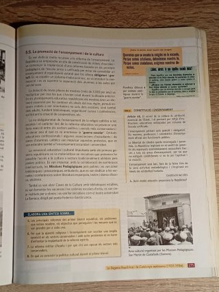 HB, Història, Batxillerat
