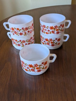 Tazas Arcopal Vintage Flores