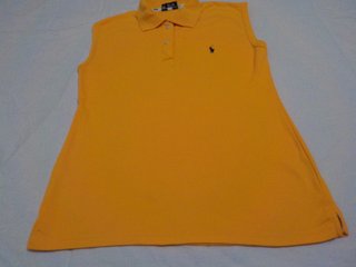 Polo Ralph Lauren sin mangas naranja T-XXL