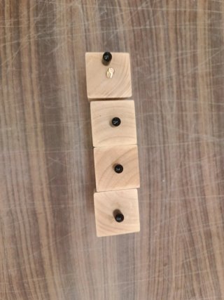 4 Patas Madera Maciza Mueble 60mm + Kit
