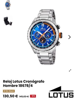 Reloj Lotus Cronógrafo Hombre 18678/2