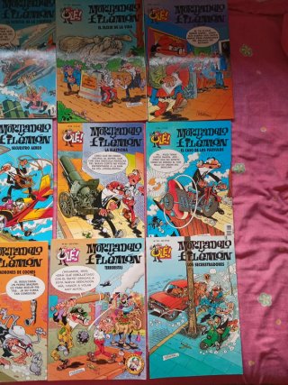 18 comics de Mortadelo y filemon