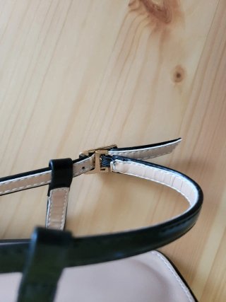 Zapatos tacón tela bordada talla 36/37 nuevos