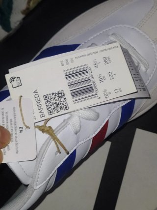Zapatillas Adidas Barreda Blancas Tiras Multic.