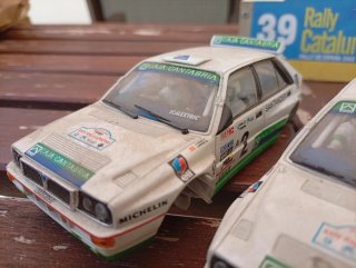 4 Coches Scalextric: Renault 5 Turbo, Lancia Delta