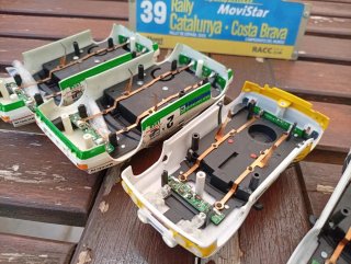 4 Coches Scalextric: Renault 5 Turbo, Lancia Delta