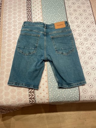Pantalón corto vaquero Pull&Bear azul