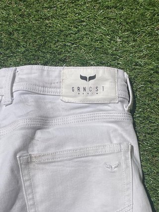 Bermudas vaqueros blancos Green Coast Talla 40