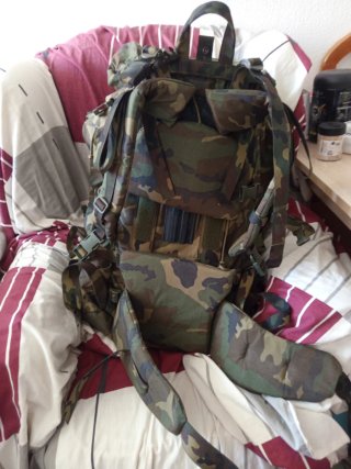 Mochila militar camuflaje