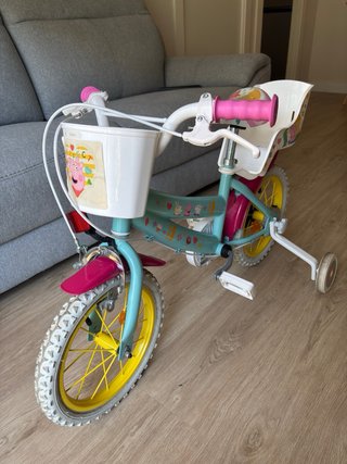 Bicicleta Peppa Pig 14 con ruedines