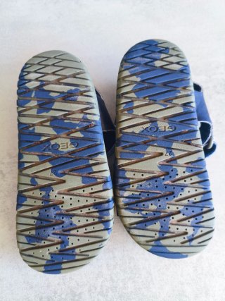 Sandalias Geox niño azul y verde talla 27