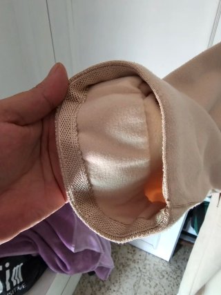 Jellaba marroquí beige talla única