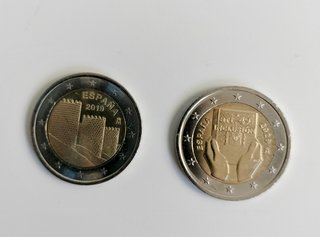 Lote 6 monedas 2€ España