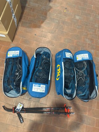 Bastoncini Leki per escursioni + 4 ciaspole
