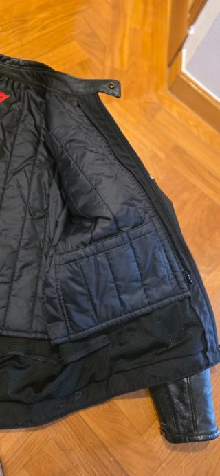 Chaqueta de piel para moto Dainese