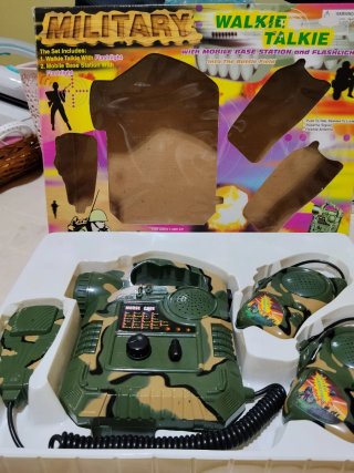 Walkie Talkie Militar Camuflaje Infantil