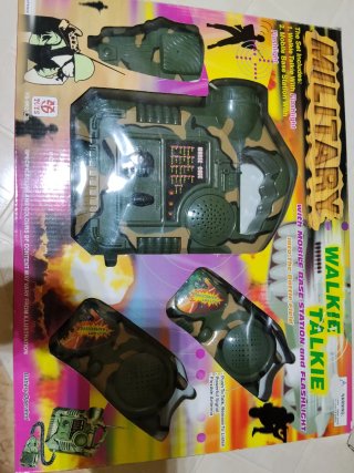 Walkie Talkie Militar Camuflaje Infantil
