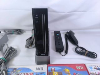 Consola Nintendo Wii Negra + Juegos