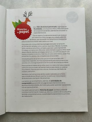 Historias de papel, 3 Primaria lecturas
